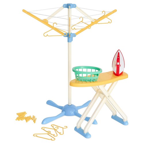 Casdon Pretend Play Toy Wash Day Set Ironing Board and Washing Line Kids Ages 3+ - Picture 2 of 7