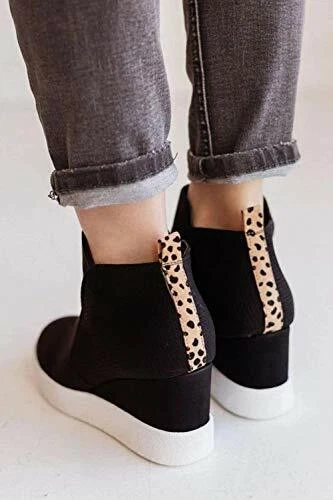 Animal print 2025 wedge shoes