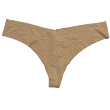 NWT AERIE Thong Sz L-XL Beige Nude