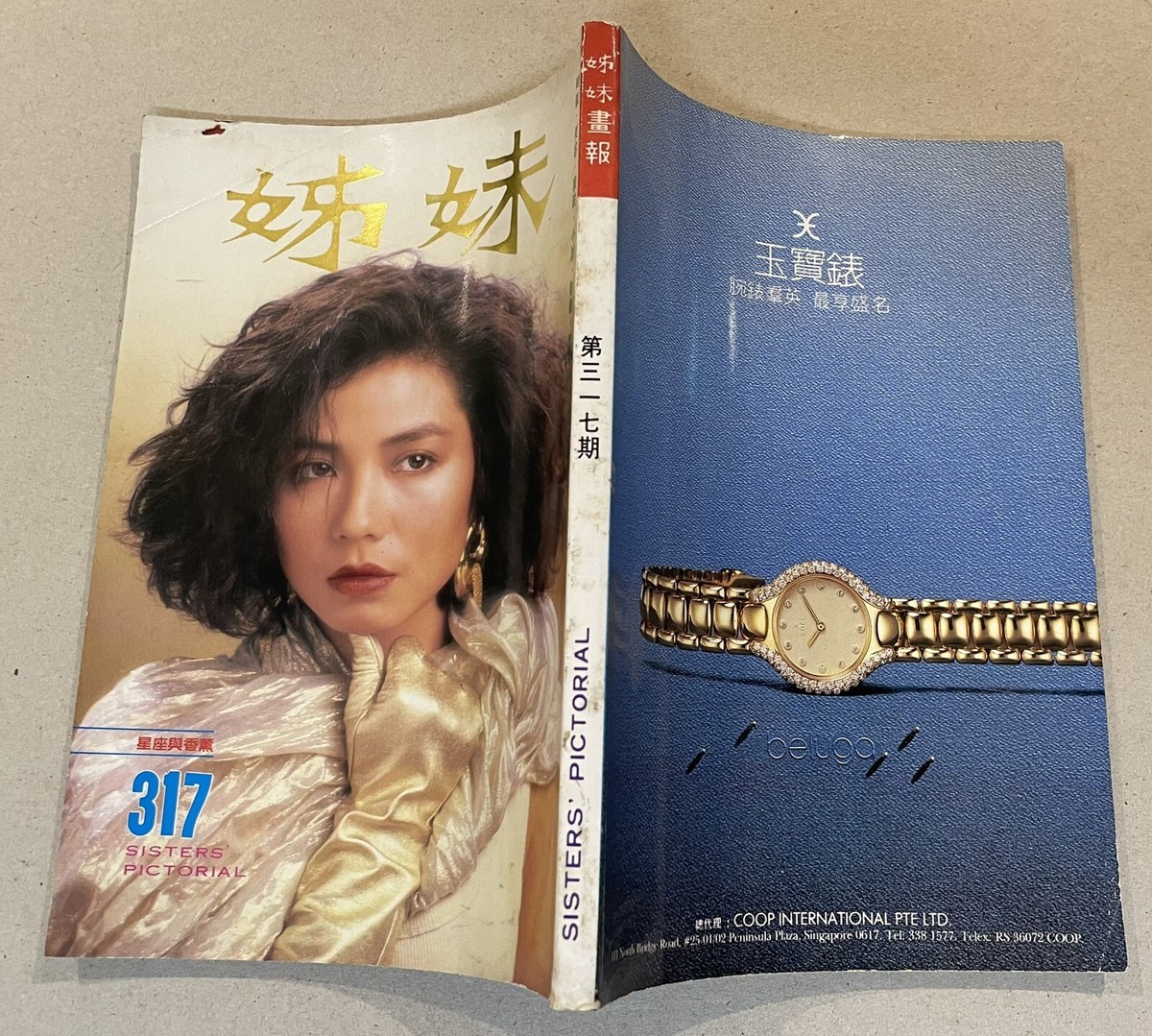 1987 鍾楚紅 Cherie Chung 姊妹 #317 Sisters' Pictorial ladies