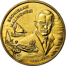 [#880071] Coin, Poland, 2 Zlote, 2002, Warsaw, MS(60-62), Brass, KM:431