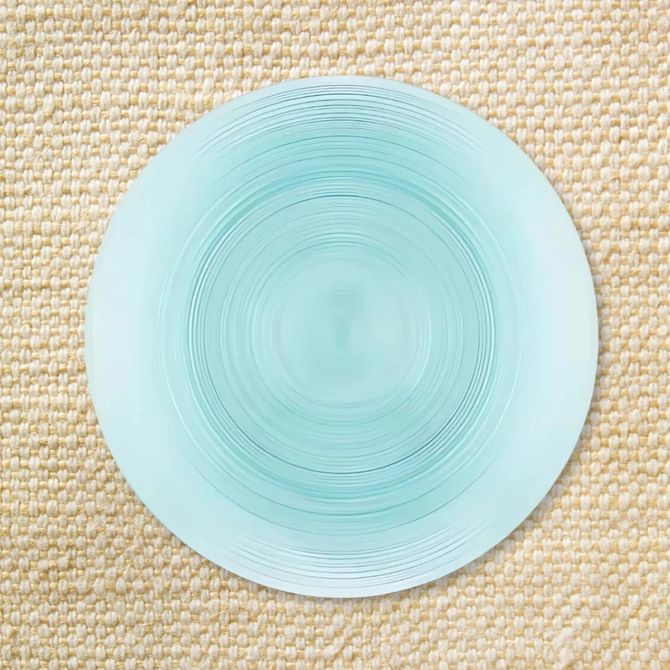 Пластиковые круглые тарелки 10 дюймов Aqua Tide для кухни продуктов питания вечеринок - Изображение 3 из 4