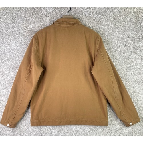 Volcom Palm Drive Canvas Jacket Mens Large Brown Fleece Sherpa Lined Outdoors - Picture 3 of 9