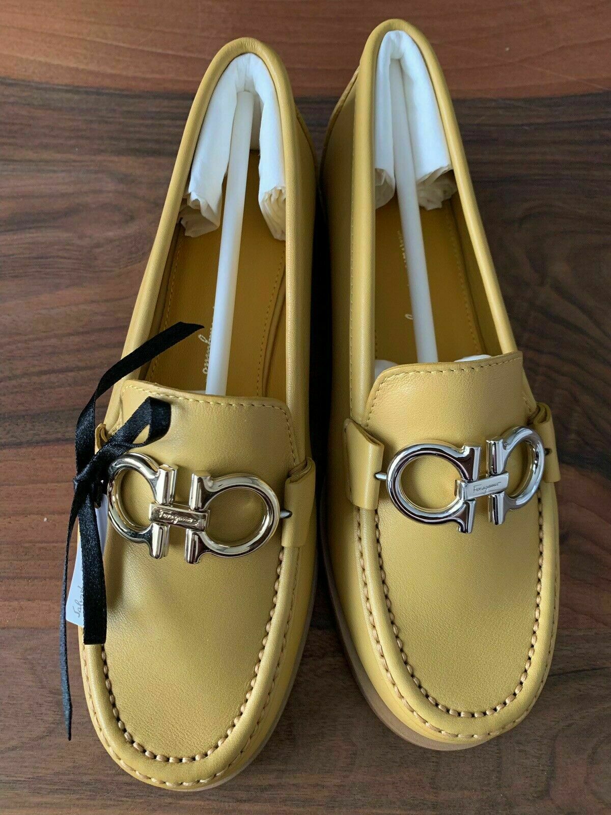 Salvatore Ferragamo Rolo Gancini loafers slippers shoes 36.5 image 8