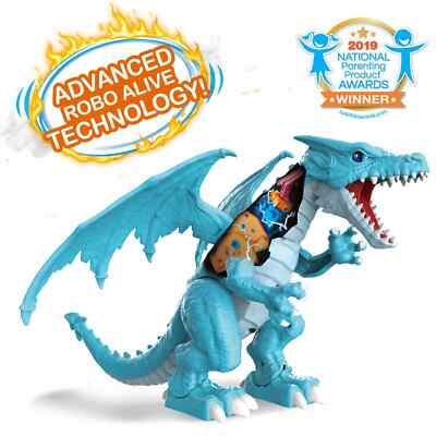 Robo Alive Wildbrüllender Drache Roboterspielzeug ideales Weihnachtsgeschenk für Kinder - Eis