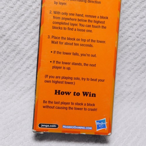 Hasbro Gaming JENGA MINI Pocket Sized Block Fun Travel Classic Family Board Game - Picture 3 of 7