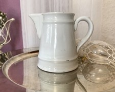 Antik Villeroy&Boch Mettlach Jugendstil Keramik K&auml;nnchen wei&szlig;