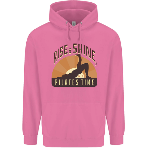 Yoga Rise and Shine Pilates Time Funny Childrens Kids Hoodie - Picture 4 of 12