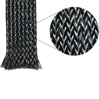 Electriduct Tinned Copper Metal / PET Braided Sleeving