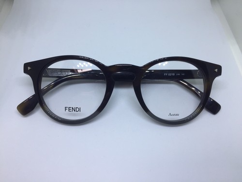 FENDI FF0219 occhiali da vista donna rotondi round brown woman eyeglasses  gafas | eBay