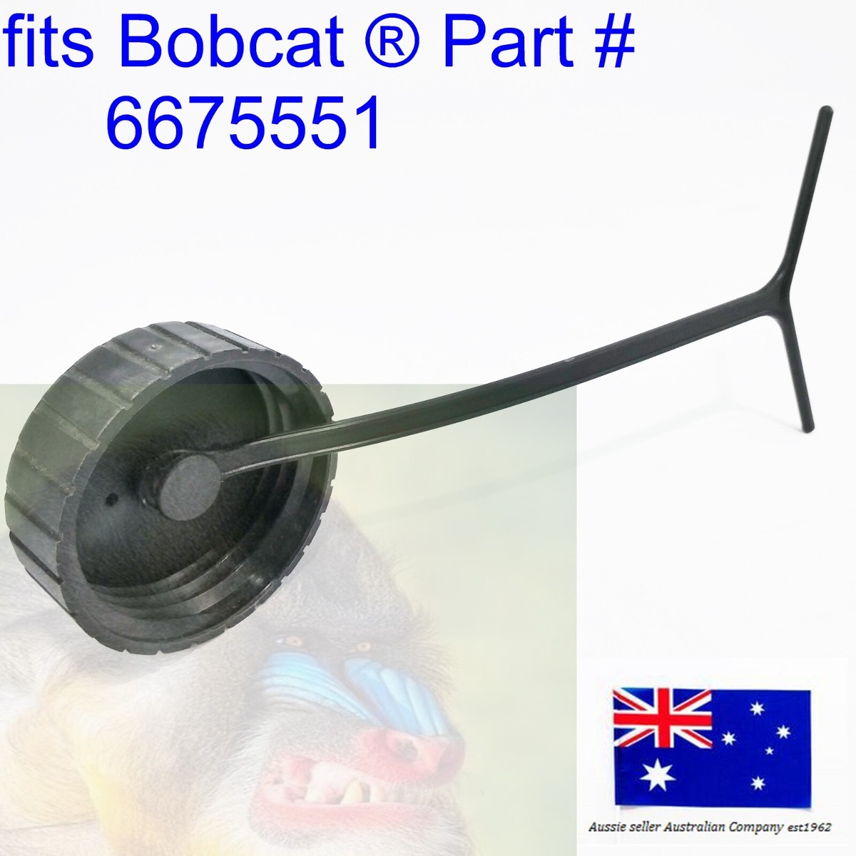 fits Bobcat Coolant Overflow Bottle Reservoir Tank Vent Cap