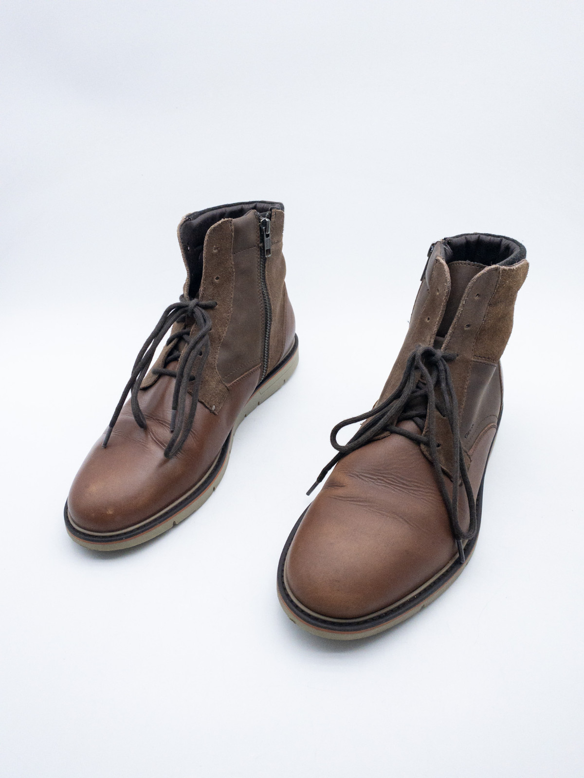 Botas De Tobillo GEOX Para Hombre Zapato Casual Marrón Talla 43 EU Art. 32275-50