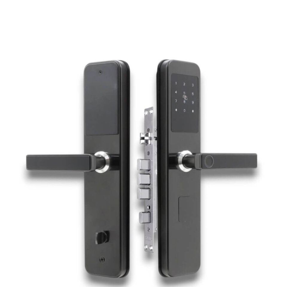 Serratura Smart WiFi Universale | Installazione su Legno e Acciaio