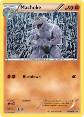 アメリカ購入品 Machoke MACHOKE 25 #67 Artbox Action Flipz LP Pokemon Card | eBay