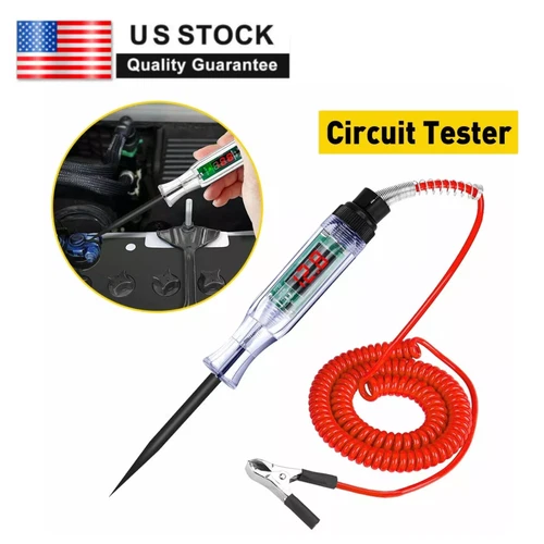 6-24V Digital Electric Voltage Circuit Automotive Tester Light Car Truck 