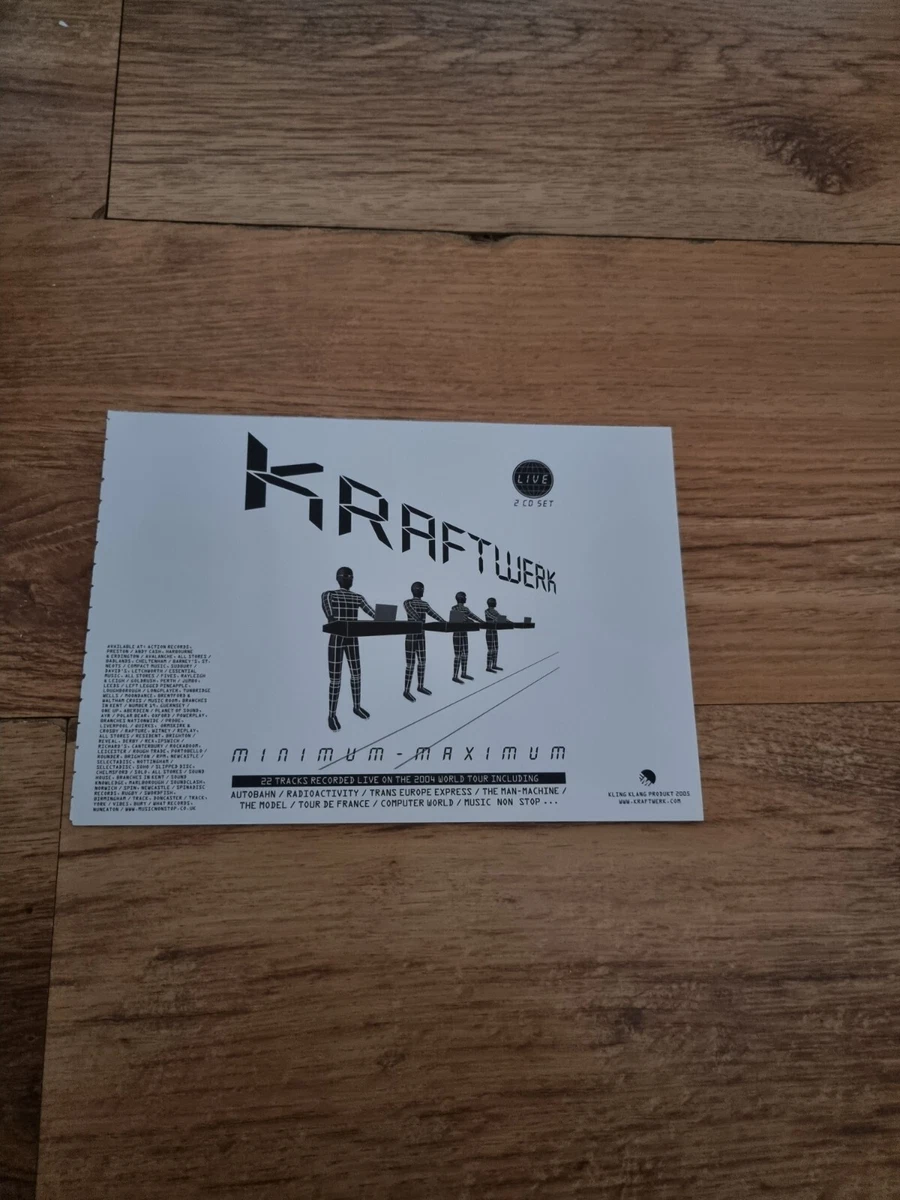Kraftwerk Minimum Maximum products for sale | eBay
