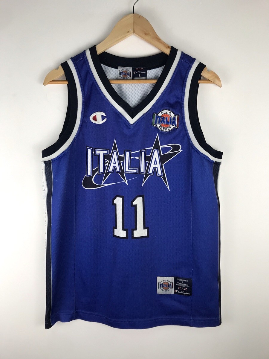 Italy 1999-2000 National Team FIP Basketball Champion Jersey