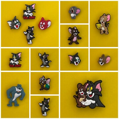 Schuhstecker/Shoe Charms/Pins/Sets für Clogs für TOM und JERRY* Fans