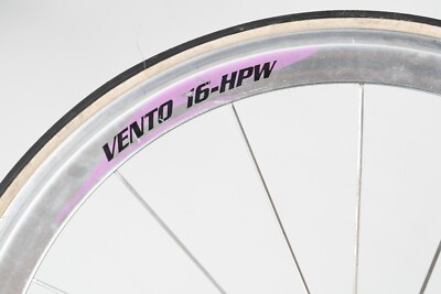 Paire De Roues Campagnolo Vento 16 HPW - 650C - 9 Vitesses - Aluminium - Pneus Boyaux