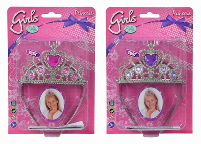 Simba Steffi Love Prinzessinnen-Set – Tiara & Zauberstab Mit Licht, Fingerring, Für Mädchen Ab 5