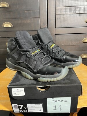 JORDAN 11 RETRO GAMMA BLUE GS SZ7 | eBay
