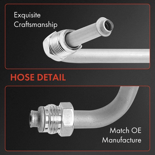 Power Steering Pressure Line Hose Assembly for Chevy Silverado 2500 HD V8 6.6L - Picture 5 of 7