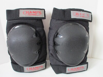 Champs Sports - Multi-Use - Protective Sports Gear Knee pads - Used - Black 