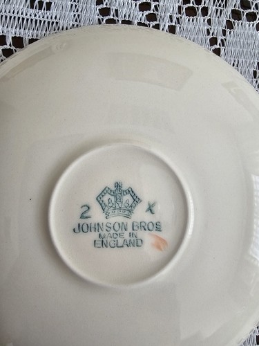 Vintage Johnson Bros China Flying Geese Saucer Plate LOT OF 4 FOUR Made England - Picture 5 of 6