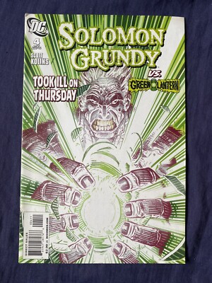 SOLOMON GRUNDY #4 (DC 2009) EINGETÜTET & MIT KARTON VERSTÄRKT.