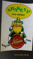ORIGINAL VINTAGE VERNORS GINGER ALE DECALE , SIGN ,GS 74