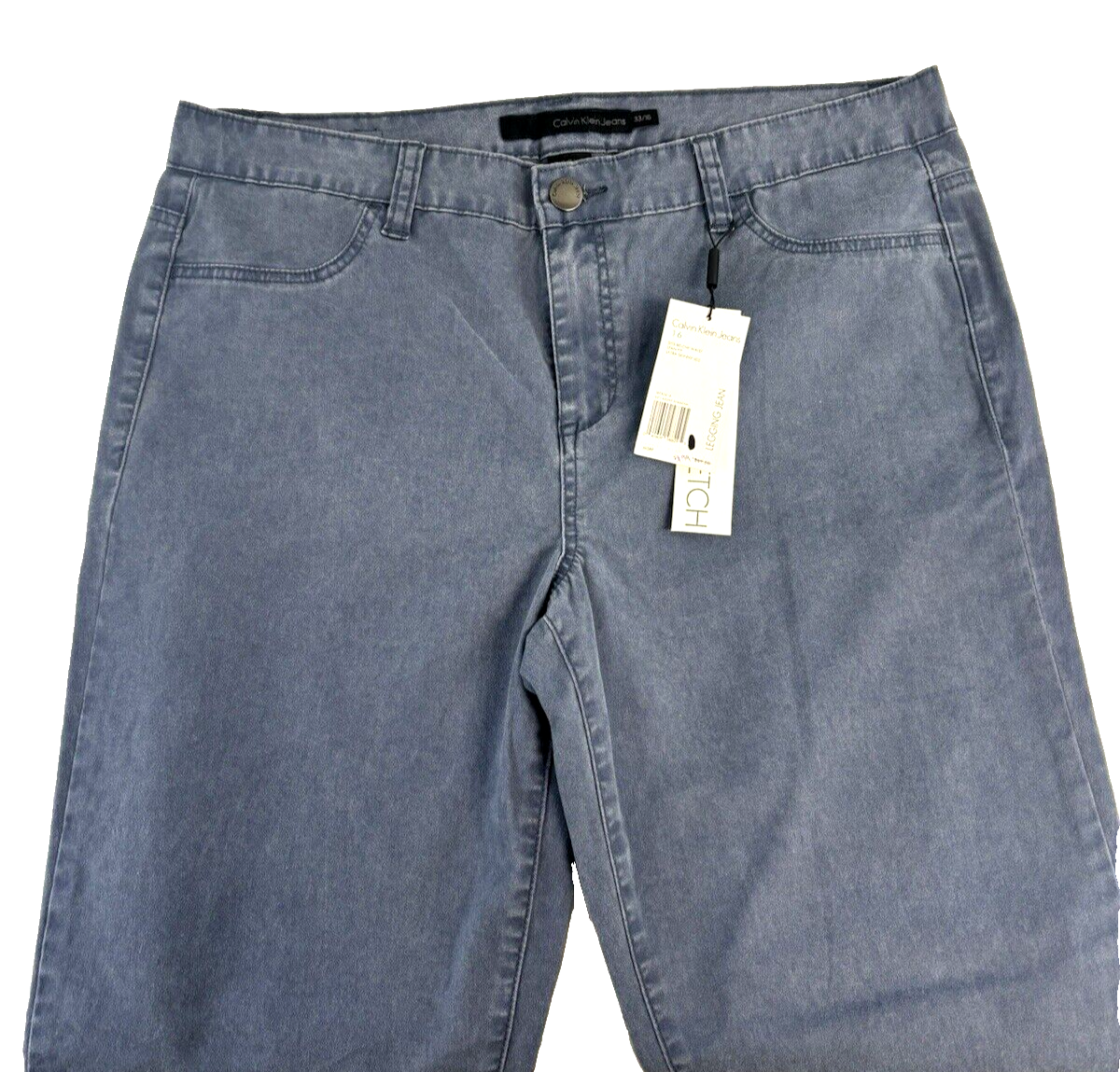 Calvin Klein Power Stretch Legging Jeans Blue Skinny Lean Fit New Women's 16