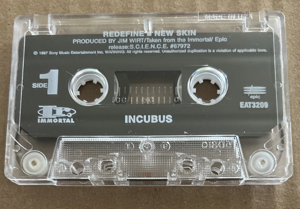 Incubus Redefine New Skin Selections from SCIENCE Cassette Tape 1997 Foto 3 de 4