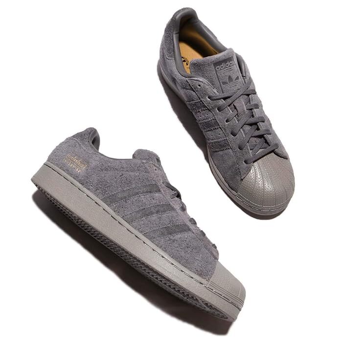 ADIDAS ORIGINALS SUPERSTAR BZ0216 MEN'S Grey/Utility Black Shelltoes