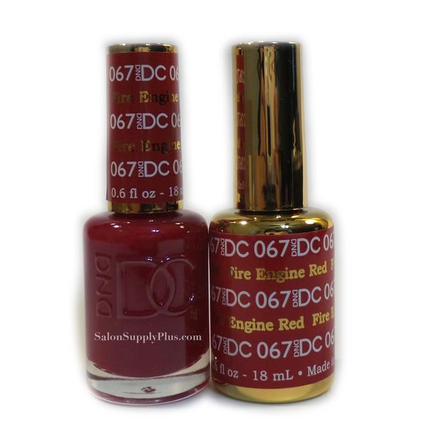 DND DC GEL - DUO SET (GEL + MATCHING LACQUER) - 067 FIRE ENGINE