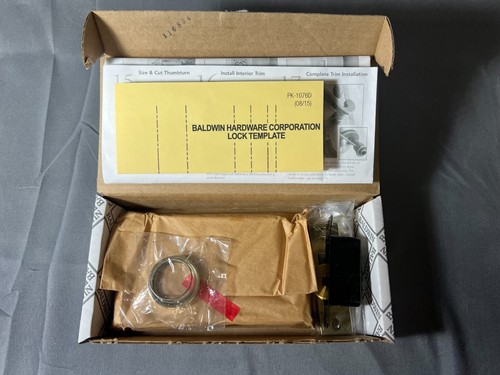 Bloqueo de mortaja monocilíndrico Baldwin 8550003 8550 con respaldo de 2-1/2" - Imagen 3 de 4
