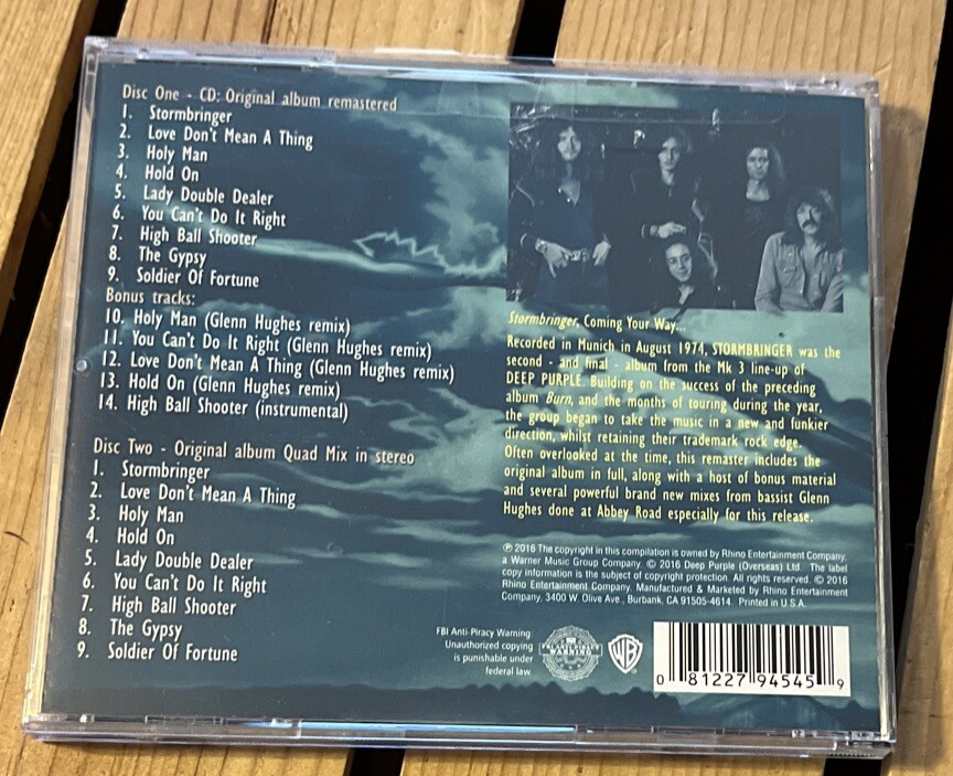 Stormbringer (35th Anniversary Edition) by Deep Purple (2 CD, 2016