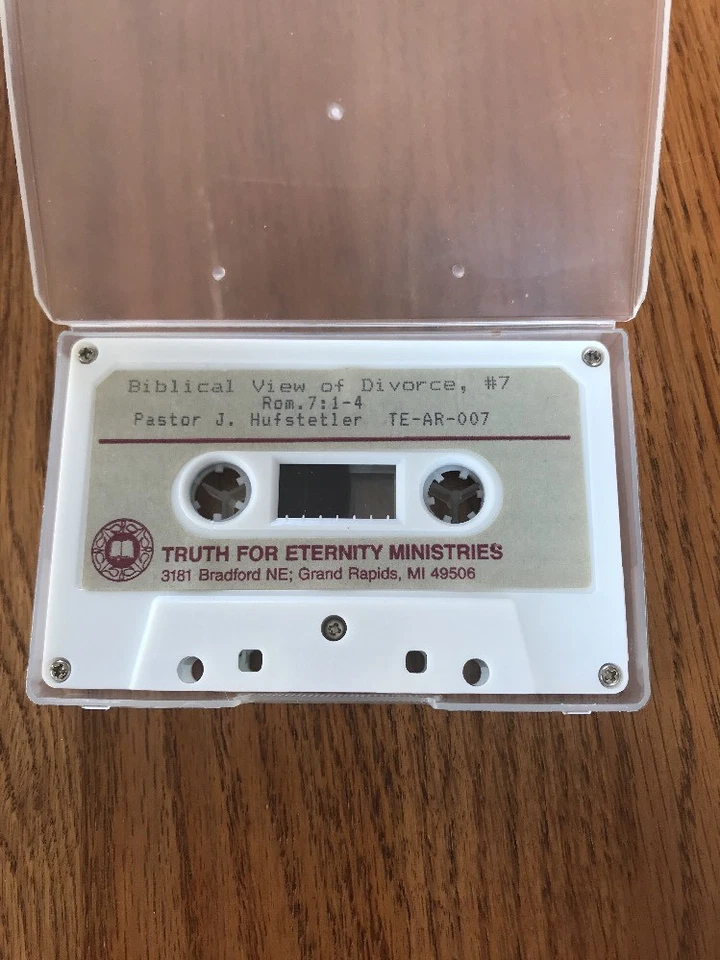 Biblical View Of Divorce #7 …Truth For Eternity Ministries Cassette Ships N 24h - Image 3 of 3