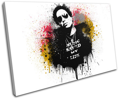 Poster/toile Murale Abstraite Lenny Kravitz - Impression Moderne Multicolore, Marque Bold Bloc Design