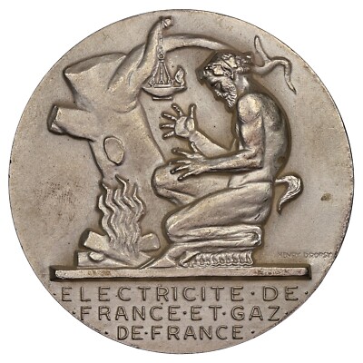 Ancienne medaille électricité et gaz de France - Collection
