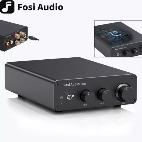 Fosi Audio TB10D Amplifier TPA3255 HiFi Digital Power Class D Stereo Amp 300Wx2