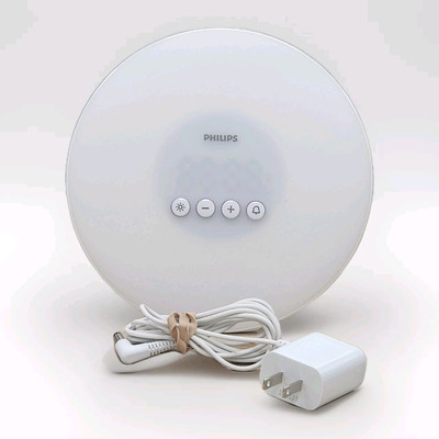 Philips - HF3500 - Wake-Up Light Sunrise Simulation Alarm Clock - Power Included