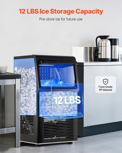 VEVOR Macchina per Ghiaccio Commerciale 36,29 kg/giorno Display LED Bar Hotel - Afbeelding 3 van 12