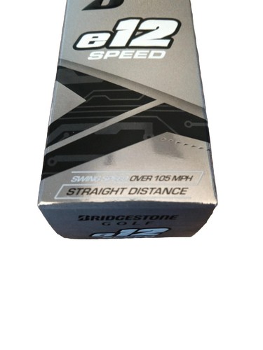NEW Bridgestone e12 Straight Distance Golf Balls (6) 2 Sleeves 1 Soft & 1 Speed - Picture 4 of 9