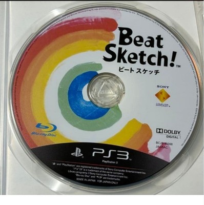 Beat Sketch PlayStation 3 PS3 Sony Disc Only Used Japanese ver