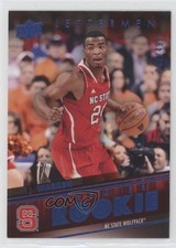 2014-15 Upper Deck Lettermen Premier Rookie Blue 67/499 TJ Warren #77 d4v
