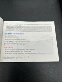 Metroid | Nintendo NES | OVP mit Anleitung | PAL B- MT-NOE | TOP