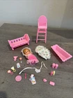 VINTAGE BARBIE BABY-SITS, includes baby doll, Accessories, No Box, Mattel, 1976