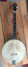 1923 Vega Tubaphone Style M Tenor Banjo 11 13/16  Head Serial 65240 Original