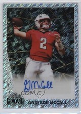 2024 Leaf Metal Collective 1990 Silver Shimmer 2/3 Grayson McCall Auto 2y0