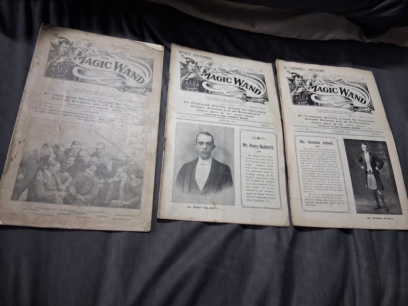 The Magic Wand Vol. 1 Extremely Rare Magic Collectible History  W/Scarce Index